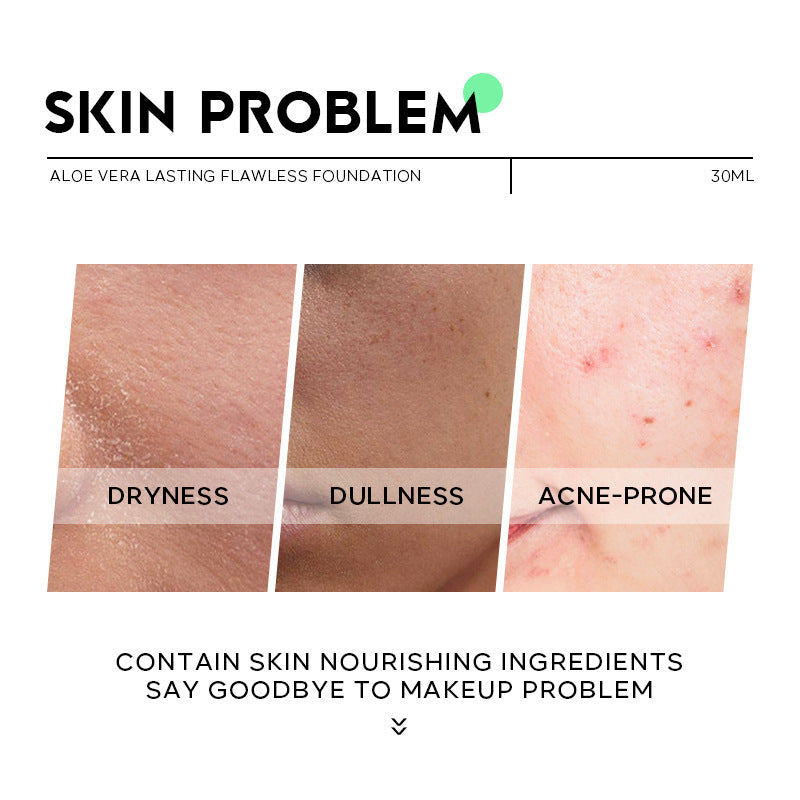 Liquid Foundation Cover Blemishes Skin