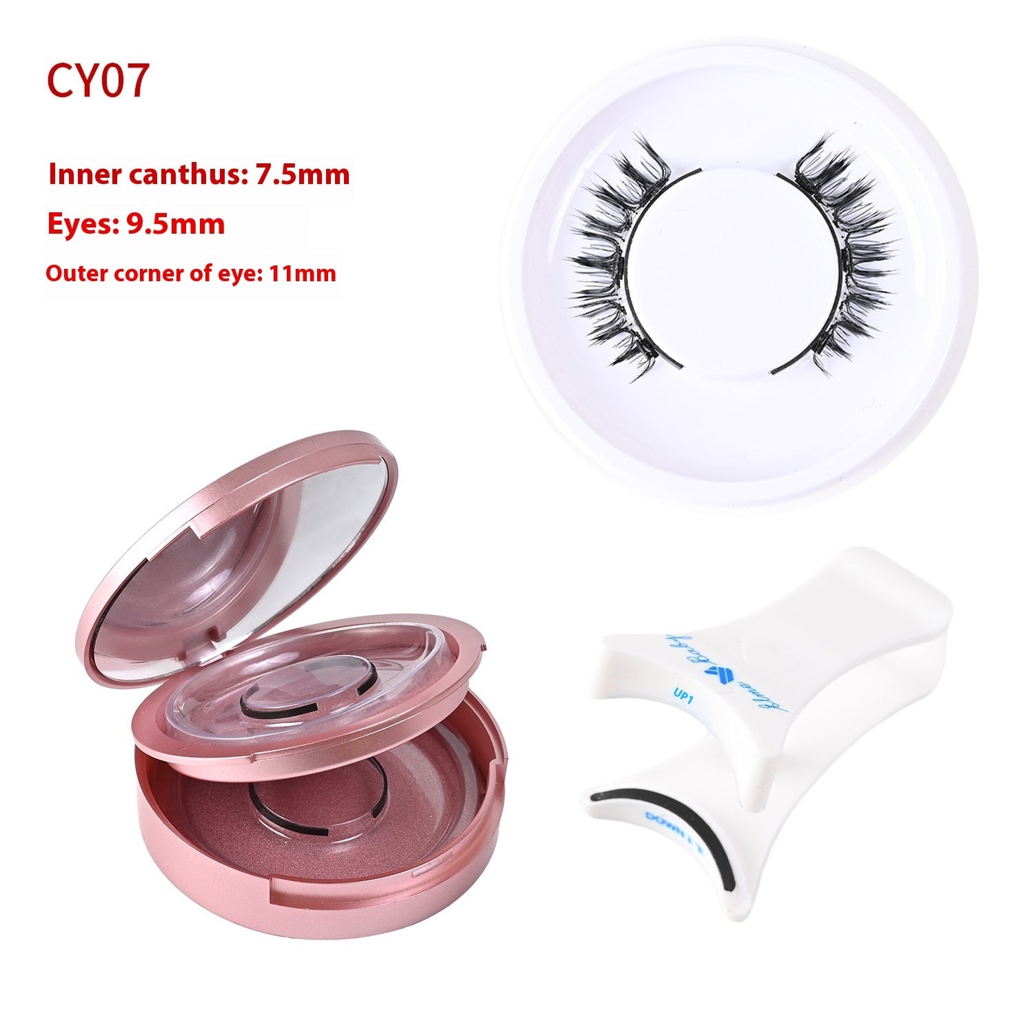 Magnetic Glue-Free Three False Eyelashes