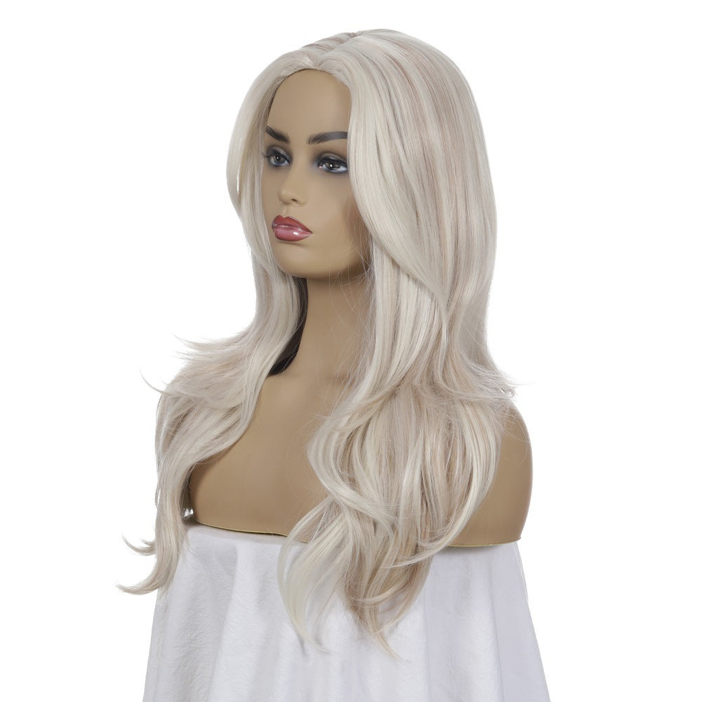 Mid-length Curly Hair Synthetic Wigs