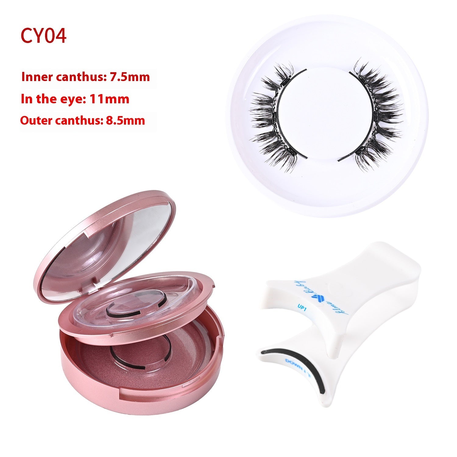 Magnetic Glue-Free Three False Eyelashes