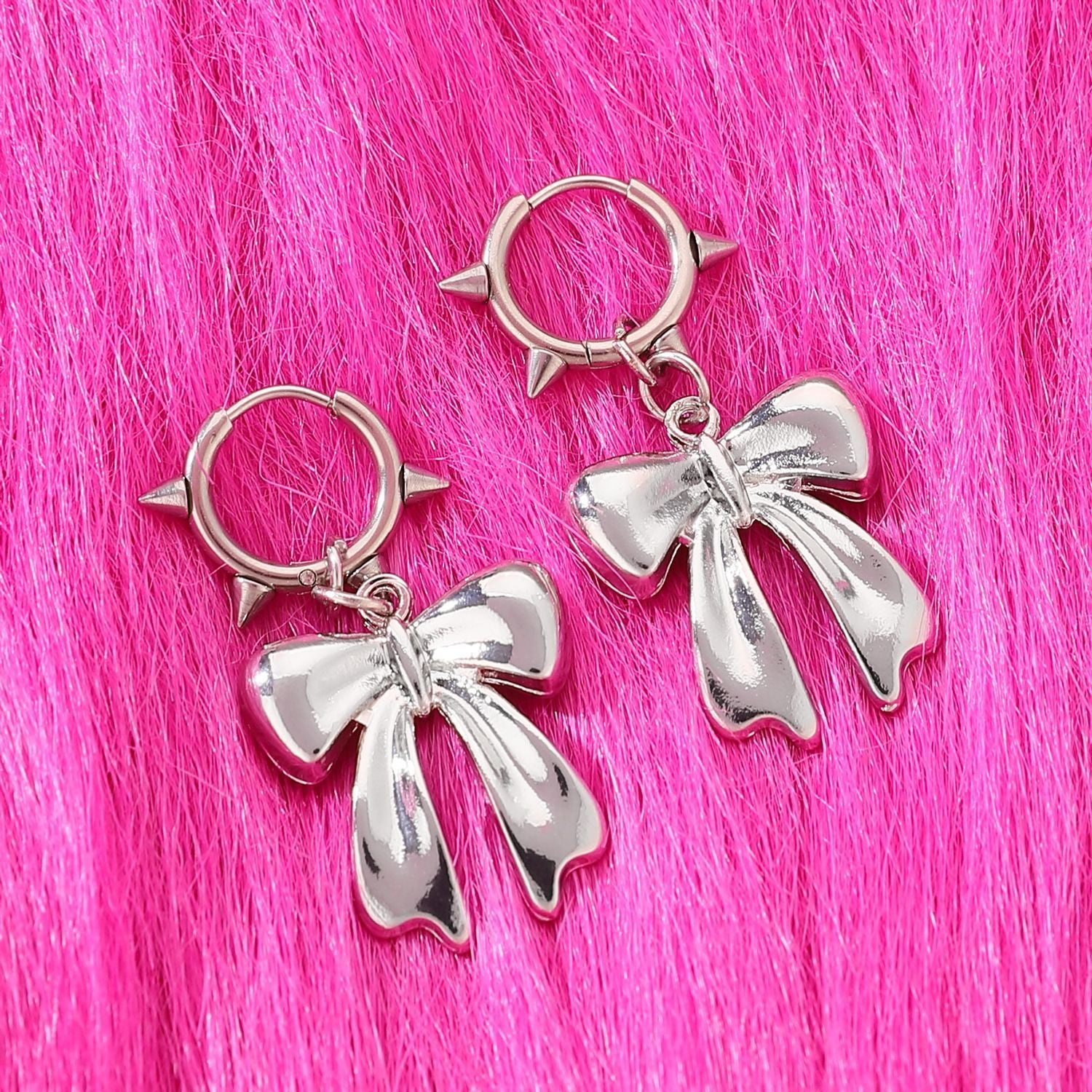 Gothic Charm Rivet Earrings