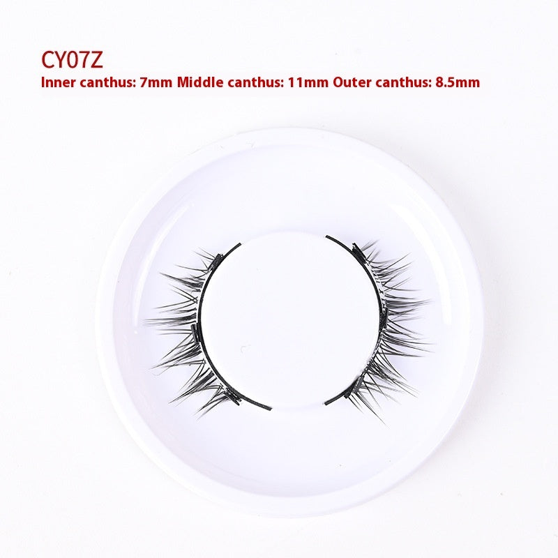 Magnetic Glue-Free Three False Eyelashes