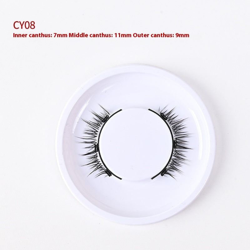 Magnetic Glue-Free Three False Eyelashes