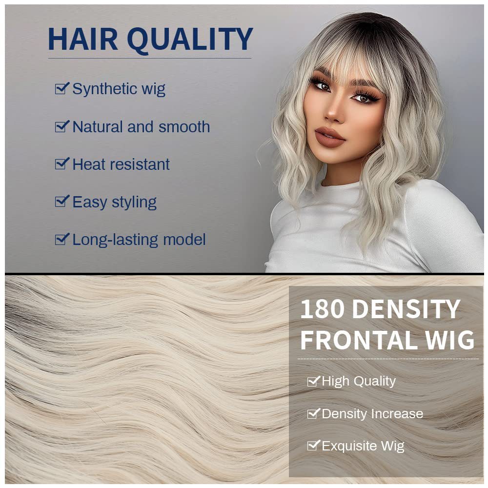 Short Hair Dyeing Human Hair Wigs
