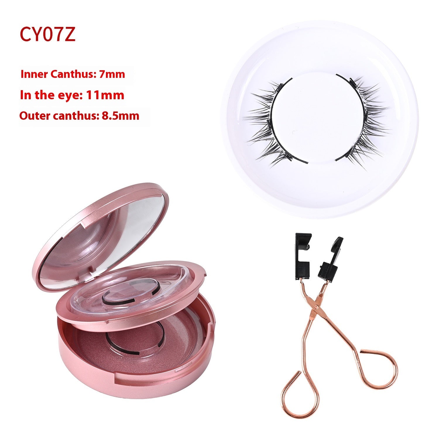 Magnetic Glue-Free Three False Eyelashes