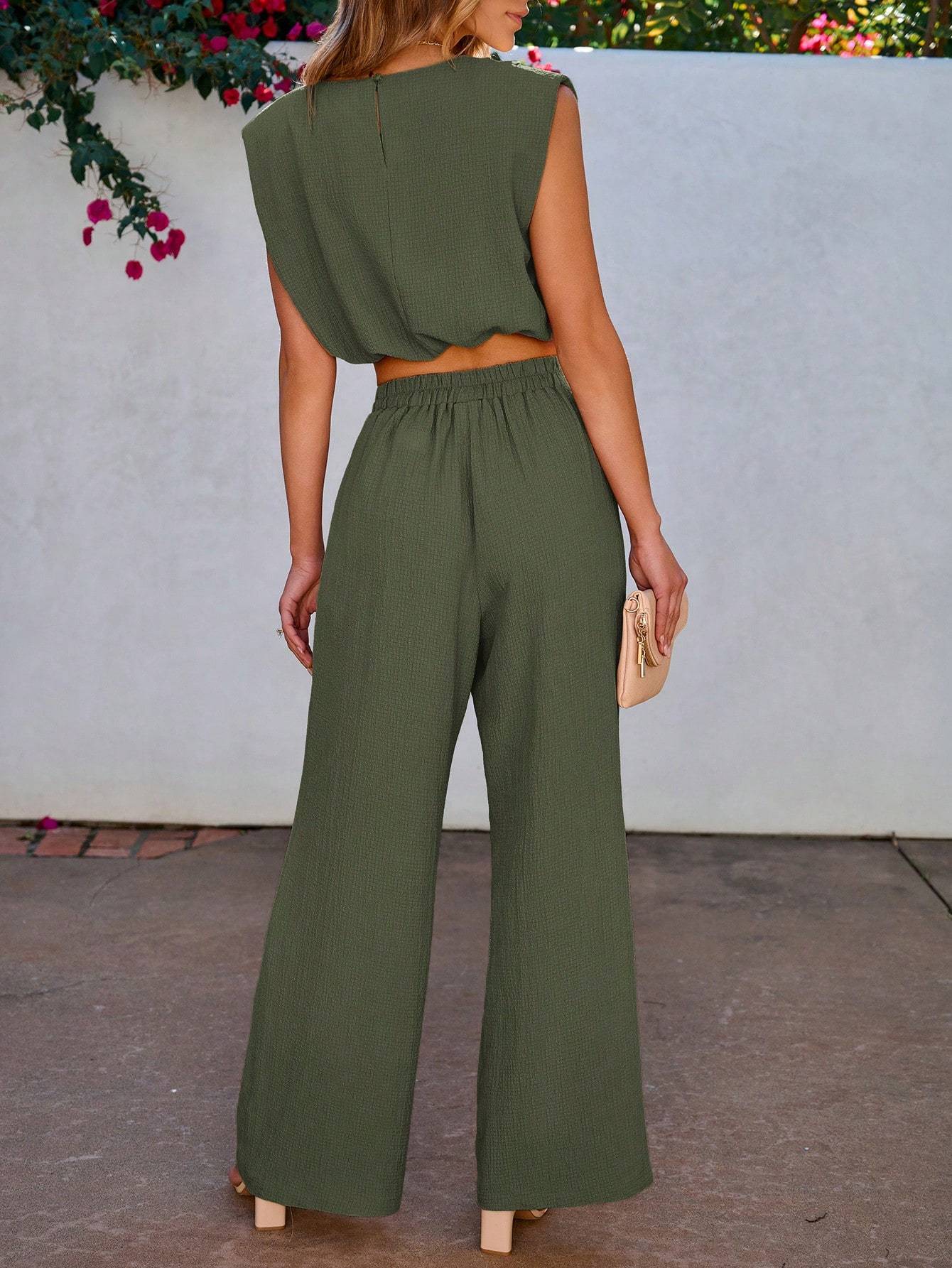 Solid Color Long Pants