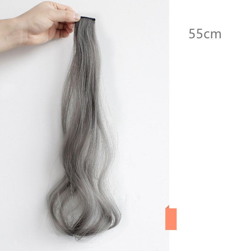 Highlighting Gradient Invisible Curly Hair Wigs
