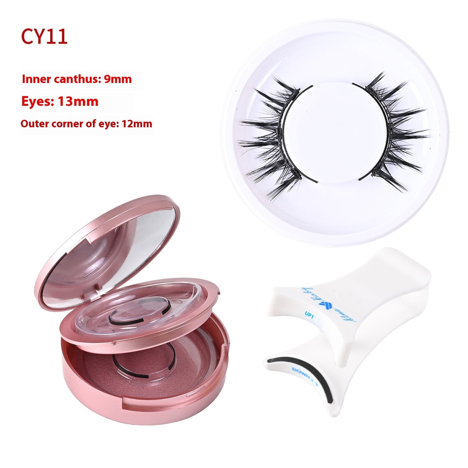 Magnetic Glue-Free Three False Eyelashes