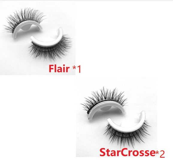 Glue-Free Self-adhesive False Eyelashes