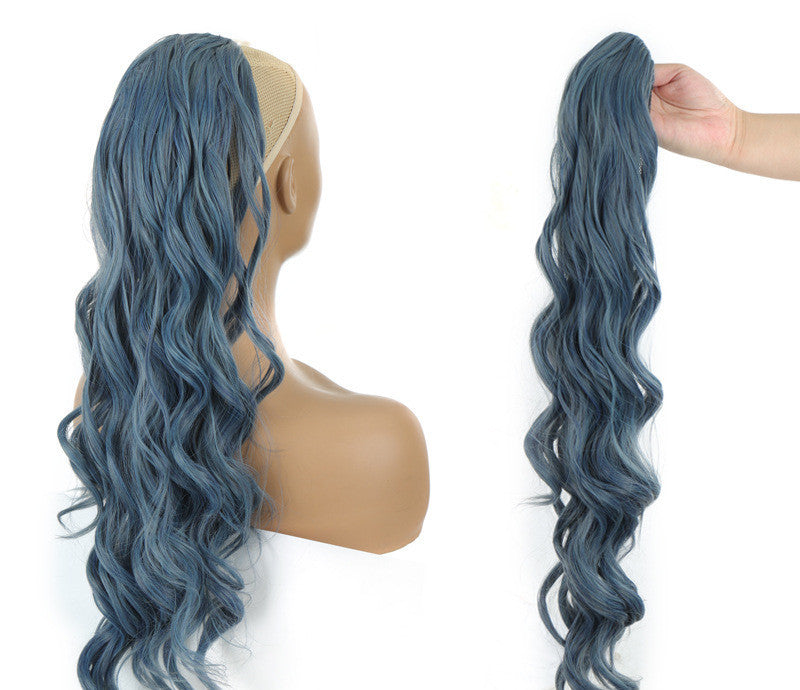 Drawstring Ponytail Matte Human Hair Wigs